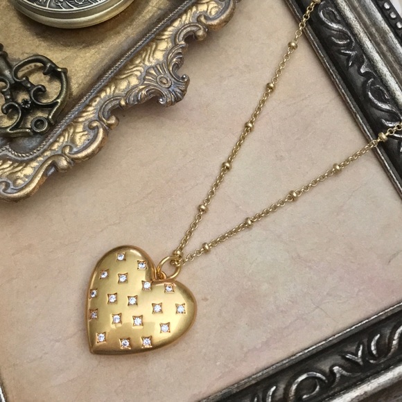KATE SPADE • Precious Heart Locket Necklace